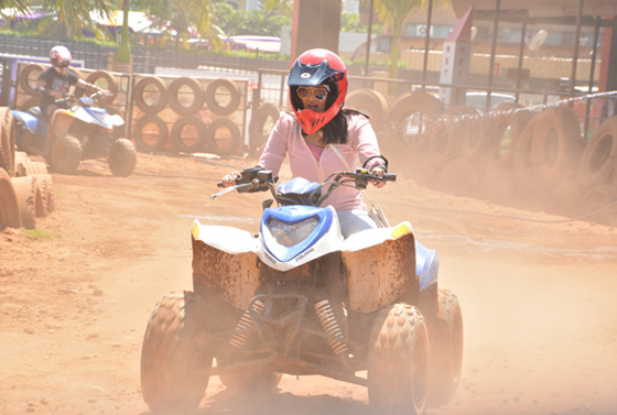 Enjoy ATV at Della Adventure Park