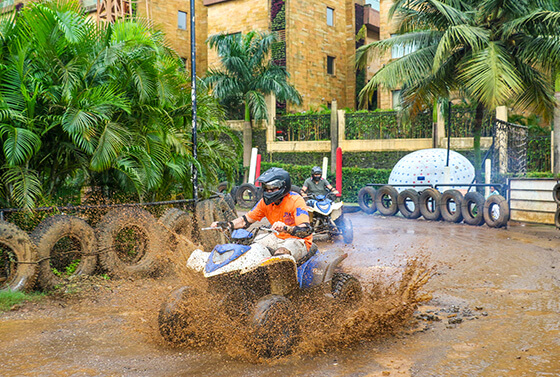 Enjoy ATV at Della Adventure Park