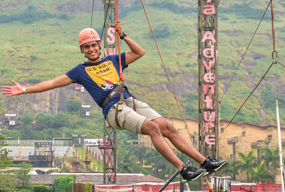 Enjoy India's Longest Flying Fox at Della Adventure Park
