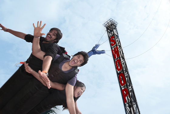 Must try India's only Swoop Swing at Della Adventure