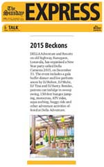2015 Beckons on The Sunday Express