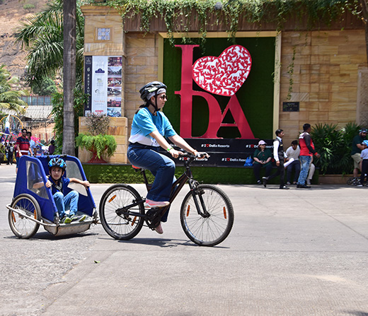 Play Cycle With Baby Wagon at Della Adventure