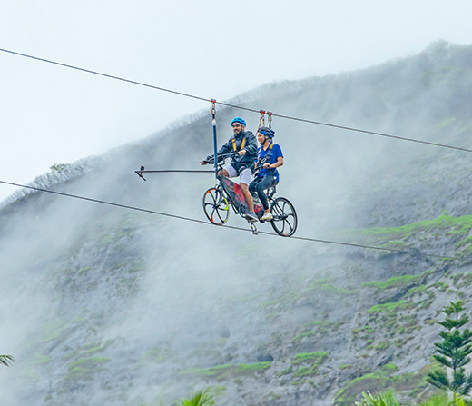 Enjoy Sky Cycling at Della Adventure Park