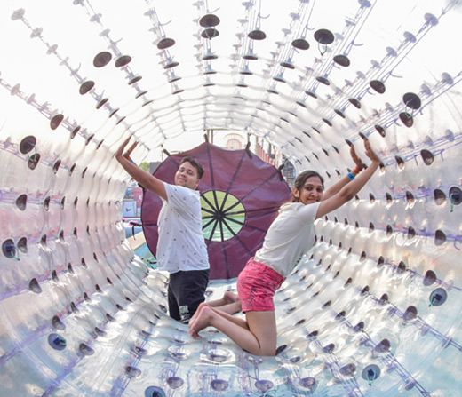 Enjoy Roller Zorbing at Della Adventure Park