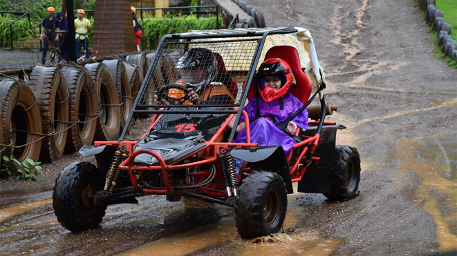Experience thrilling adventure sport Buggy Ride at Della