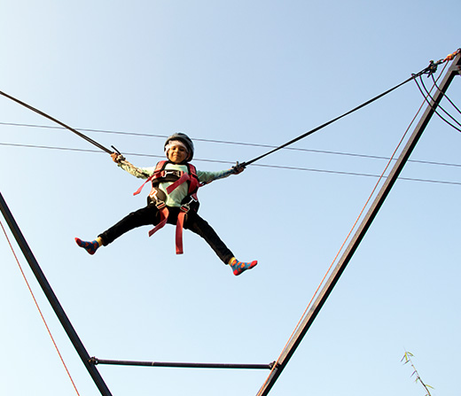 Play Bungee Trampoline at Della Adventure