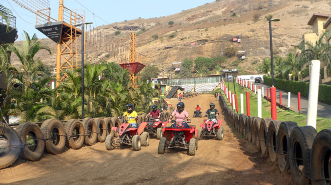 Ride ATV 90cc Polaris at Della, Lonavla