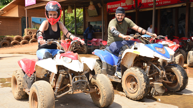 Ride 200cc ATV and experience off-road fun at Della