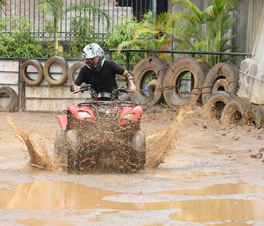 Experience ATV 90CCPolaris at Della Adventure