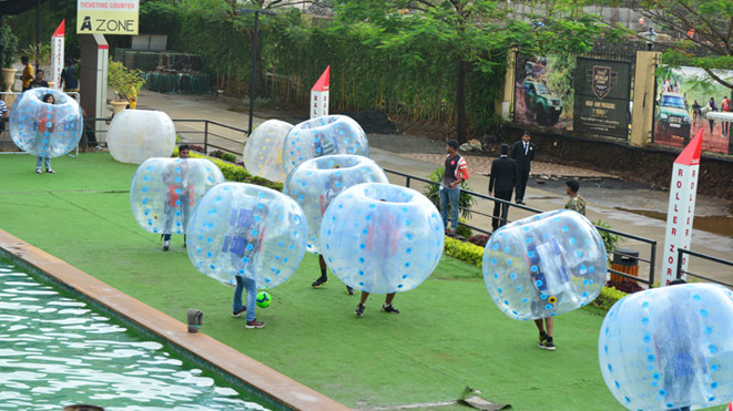 Experience bubble Soccer in Lonavla