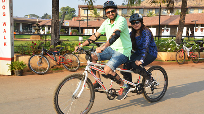 Ride Double Seater Tandem Cycle at Della