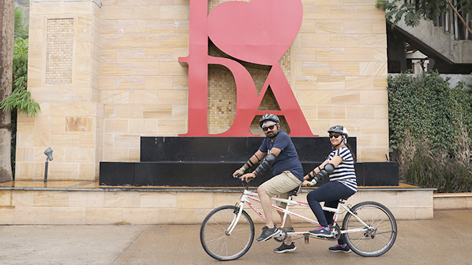 double seater tandem cycles