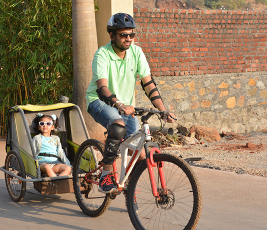 Play Cycle With Baby Wagon at Della Adventure