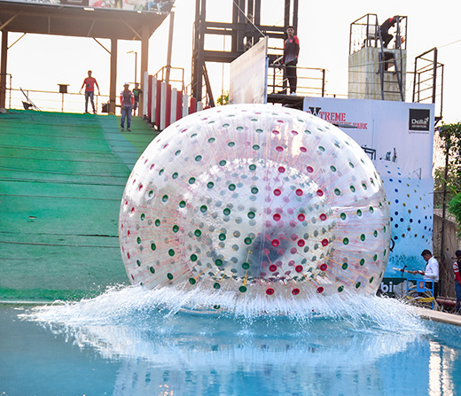 Aqua Zorb at Della Adventure Park