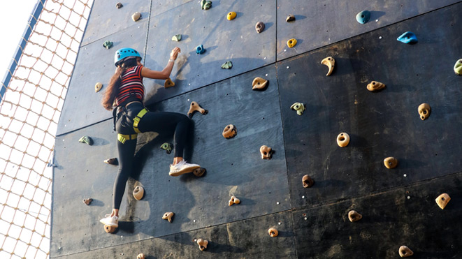 Try urban sport Artificial Rock Climbing at Della, Lonavla