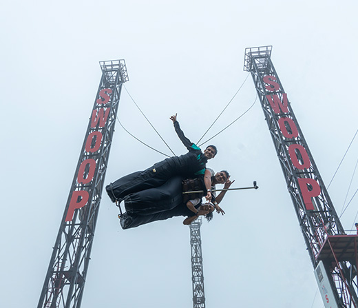 Perform India's Only Swoop Swing Sport at Della Adventure