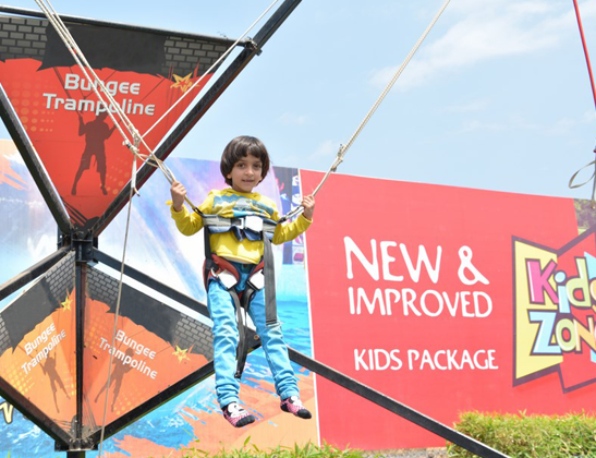 Play Bungee Trampoline at Della Adventure