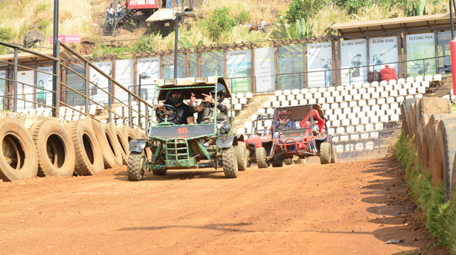 Drive a buggy on the India’s first permanent dirt track at Della