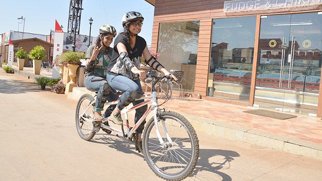 double seater tandem cycles